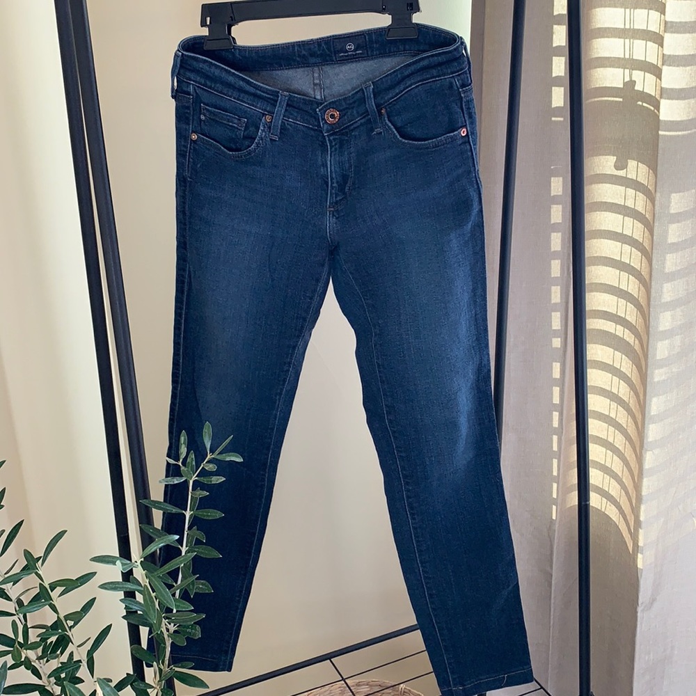 AG Adriano Goldschmied dark wash jeans
